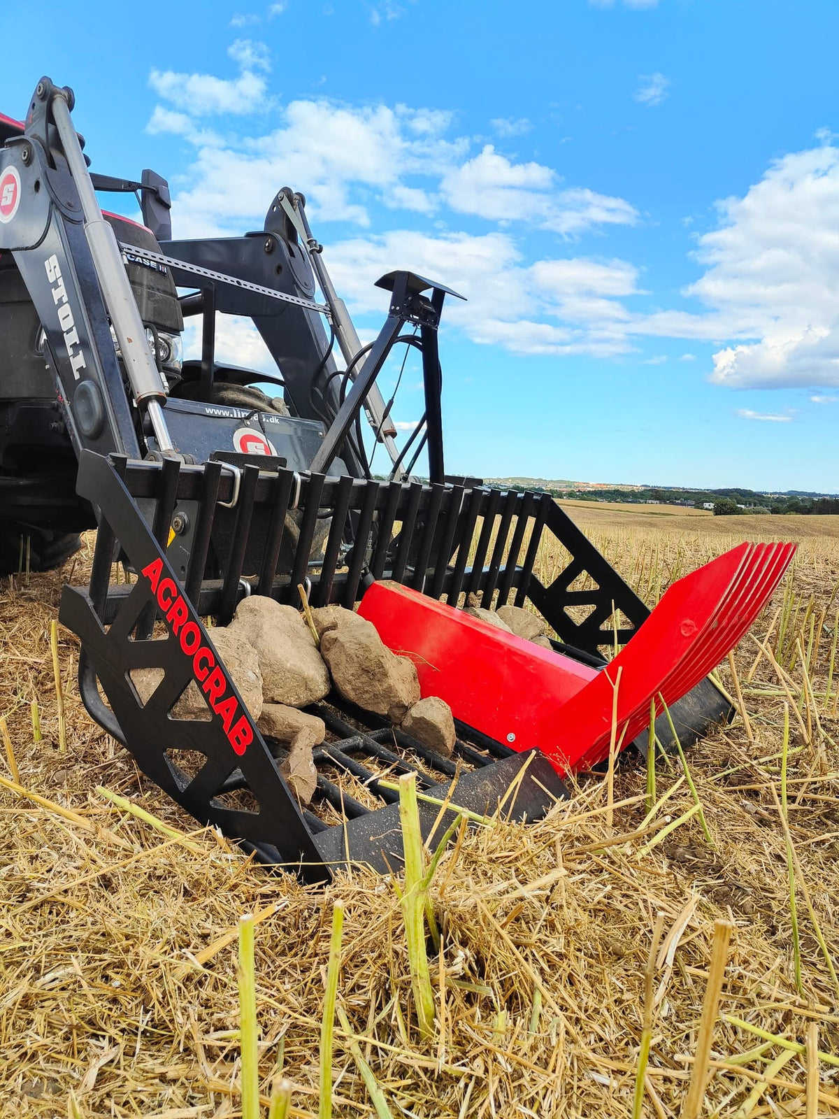 Stenopsamler - AGROGRAB stengrab til traktor og teleskoplæsser