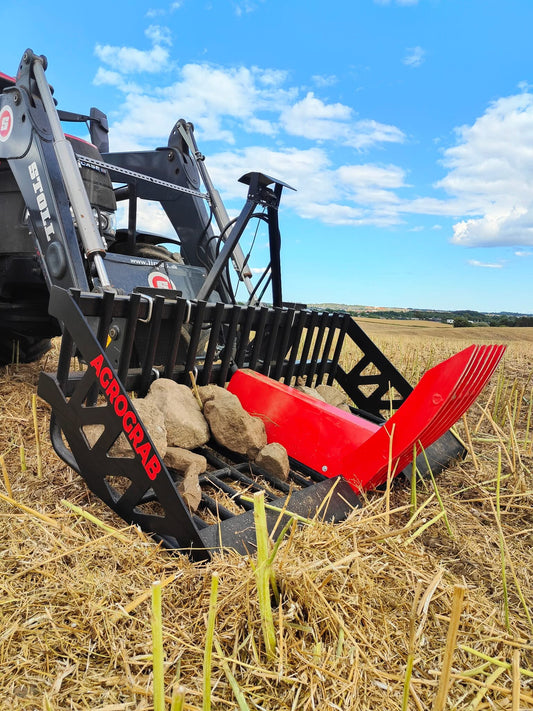 Stenopsamler - AGROGRAB stengrab til traktor og teleskoplæsser